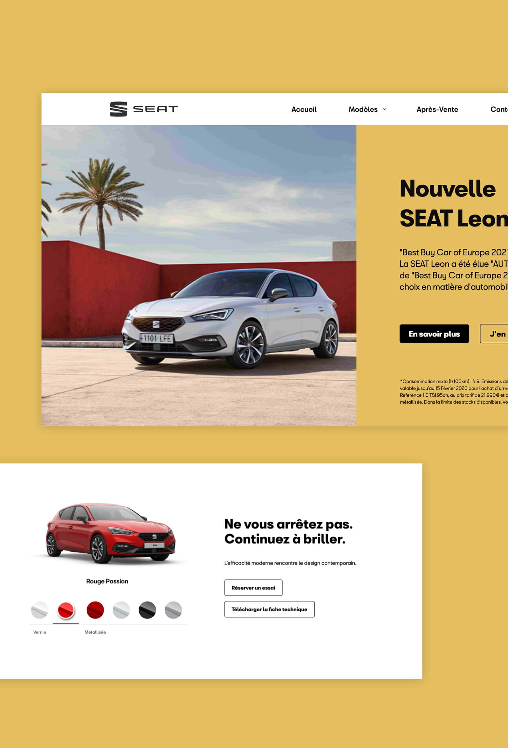 Seat Guadeloupe, Site internet, Automobile