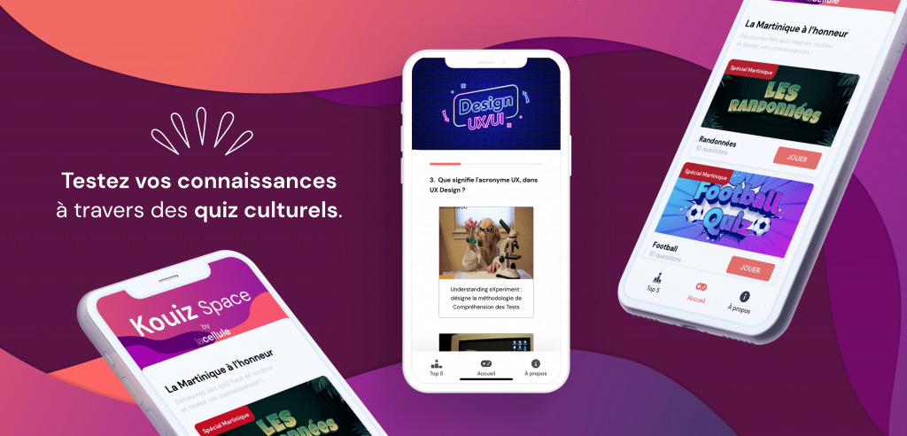 Testez vos connaissances à travers des quiz culturels grâce à l'application mobile Kouiz Space